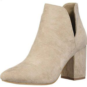 Yoki - Taupe Suede Booties